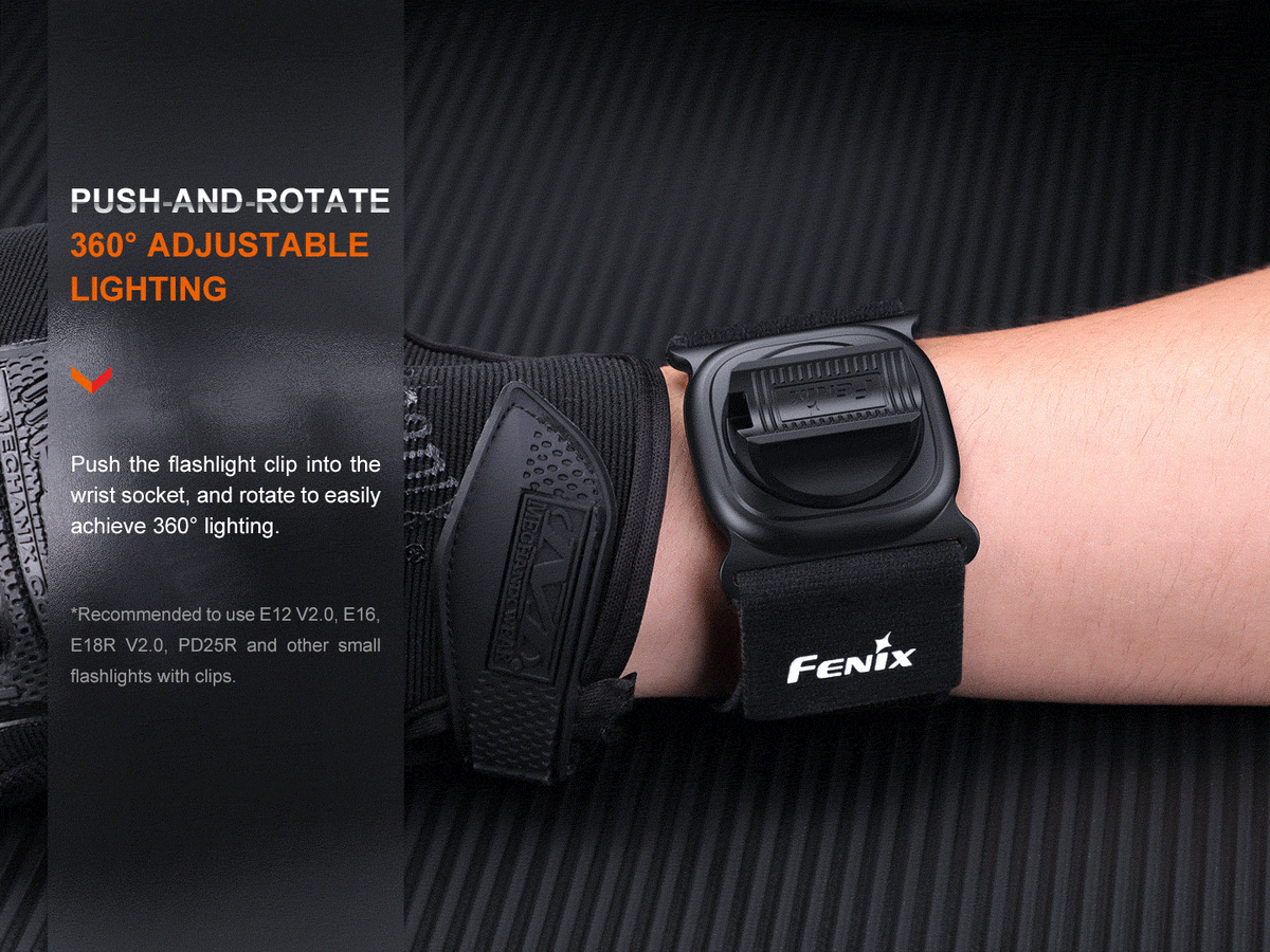 fenix flashlight 01 Fenix ALW-01 Wrist Flashlight Holster – Ice Strong Outdoors