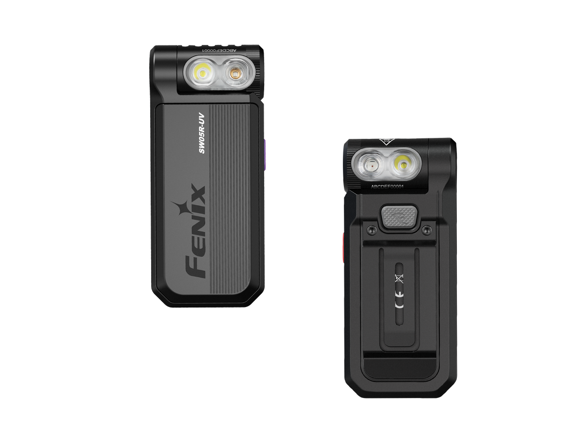fenix flashlight clip Fenix SW05R Multipurpose Clip-On Light with Red or UV Output – Ice Strong Outdoors