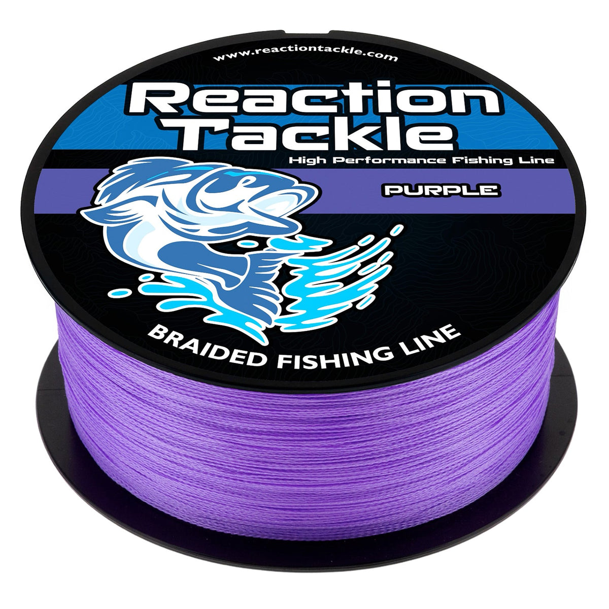 purple braided fishing line Reaction Tackle Braided Fishing Line - Purple