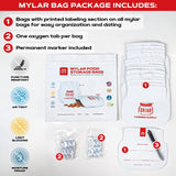 64oz Mylar Bags  — 50 Count   7.5 mil per side (≈15 mil total)
