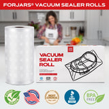 Vacuum Sealer Roll - 11 in x 150 ft, Textured on Both Sides, 7.5 Mil Thickness