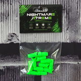 NIGHTMARE XTREME™ Half Moon Crossbow Nocks - 12 pack Green