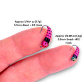 METALLIC RAINBOW PINK TUNGSTEN AKUA JIG SKUD