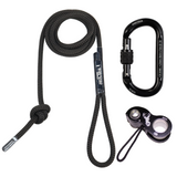 10mm BlackOut Deluxe Sewn Tether & Lineman's Belts