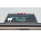 Whitetail Deer Comin' In Decal - Premium Sticker for Whitetail Deer Lovers - 1102
