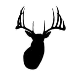 Whitetail Deer Head Decal – Huge Buck Hunting Sticker - 1104