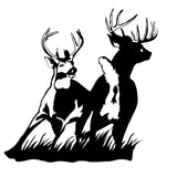 Deer Buck Fight Decal – Deer Buck Fight Sticker – 1105