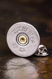 12 Gauge Shotgun Shell Tie Tac Hat Pin, Bullet Tie Tack