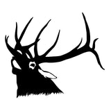 Bull Elk Head Decal – Bull Elk Head Sticker – 1303