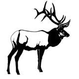 Detailed Elk Decal – Bull Elk Hunting Decal - 1306