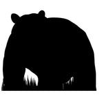 Bear Hunting Decal – Brown & Black Bear Vinyl Sticker for Trucks – 1403