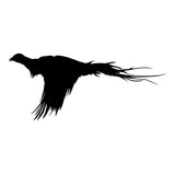 Pheasant in Flight Window Decal – Pheasant in Flight Window Sticker – 1905