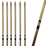 King Shafts - Pre Finished Wood Shafts - Walnut - 6 Pack