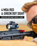 Pinty Nova 1x40mm 4MOA Red GreenDot Sight