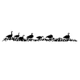 Geese Standing in Corn Decal – Geese Standing in Corn Sticker – 2033