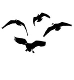 Canadian Geese From the Front Decal - Unique Goose Front View Sticker - 2036