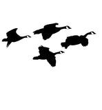 Canadian Geese Decal - Side View Design 2038