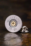 20 Gauge Shotgun Shell Tie Tac Hat Pin, Bullet Tie Tack