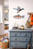 Chasing Rainbows Trout Fish Acrylic Wall Contour
