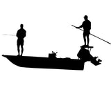 Fishing The Flats Window Decal – Fishing The Flats Window Sticker – 2201