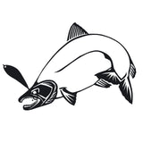 Salmon Fishing Decal - Salmon Fishing Sticker - 2210