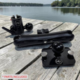 HDI UMS COMBO 9" ARM + POLE ADAPTER + MULTI USE PLATE (HDUMS-MUP-9A)