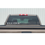 Elkaholic Elk Hunters Decal - Elkaholic Elk Hunters Sticker - 2433