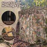 270¬∞ See Through Hunting Blind Tent with Silent Magnetic Door