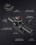 PINTY Nova 4-in-1  3-9x32 Rifle Scope Combo
