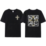 Faithful Outdoorsmen T-Shirt - Southern-Style Fishing & Hunting Tee, Camo Cross & Bass Apparel