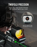 Pinty Nova 1x28x40mm Red Dot Sight Combo