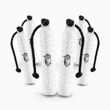 HuntEmUp Standard 2-Inch White Dog Training Bumpers with Throw Rope and Air Valve – 6 Pack