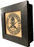Second Amendment Hidden Gun Safe, 2nd Amendment Skull Concealment Shelf
