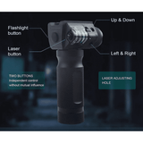 3-In-1 Tactical Foregrip with Flash Light & Laser
