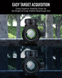 Pinty Nova 1x40mm 4MOA Red GreenDot Sight