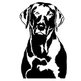 Detailed Labrador Dog Head Decal – Detailed Labrador Dog Head Sticker – 3530