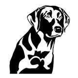 Detail of Lab Dog Head Decal - 3531