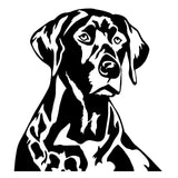 Detail of Lab Dog Head Decal -  Detail of Lab Dog Head Sticker –   3536