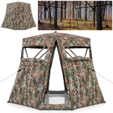 360° One Way See Through Ground Hunting Blind for Deer and Turkey Hunting