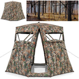 360° One Way See Through Ground Hunting Blind for Deer and Turkey Hunting