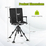 360° Swivel Hunting Seat with 5-Level Adjustable Height