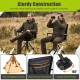 360° Swivel Hunting Seat with 5-Level Adjustable Height