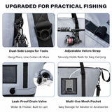37QT Fish Cooler Bag With Fishing Rod Holder