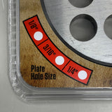LEM Grinder Plate 12mm #12 (1/2") 2-3/4" Plate Diameter Stainless Steel 476SS