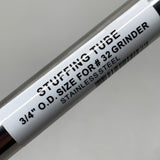 LEM Stuffing Tube 3/4" O.D Size for #32 Grinder Stainless Steel 057BSS