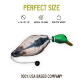 HuntEmUp Premium Duck Dog Training Dummy Mallard Bumper for Retrievers