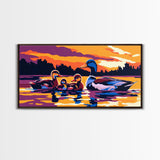 Mallard Ducks, bird art, waterfowl painting, coastal wall art, nature painting, marsh painting, original painting, canvas print