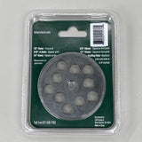 LEM Grinder Plate 12mm #12 (1/2") 2-3/4" Plate Diameter Stainless Steel 476SS
