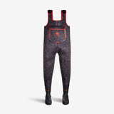 Retro Waders | Womens - Shadow Leopard/Red