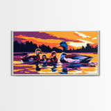 Mallard Ducks, bird art, waterfowl painting, coastal wall art, nature painting, marsh painting, original painting, canvas print